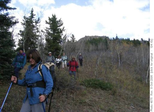 Descending west end of Green Mountain
