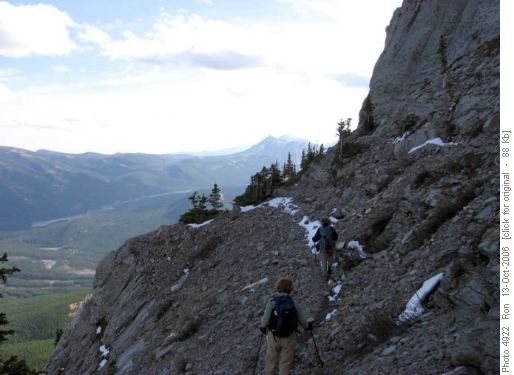 heading back, Nihahi Ridge