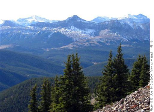 Mt. Rose and Threepoint Mtn (background Burns and Cougar)