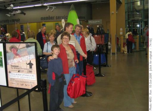 {215 Anita O'Reilly} at the front of the line