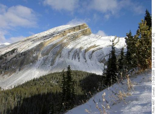 View from Col WSW of Picklejar Lakes on the Highwood Range (2,750m), North of Picklejar Lakes