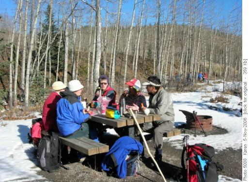 Lunch at Elbow River