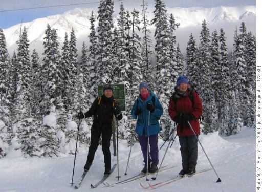 Jeannine, Marietta & Barb at Elk Pass