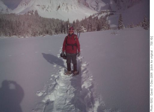 Janice on her way to Chester lake