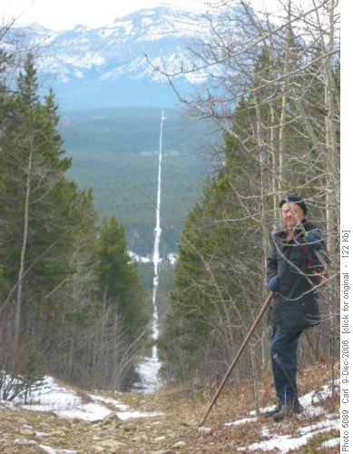 "International border" with Central Alberta