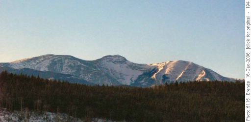 Morning light on Moose Mountain