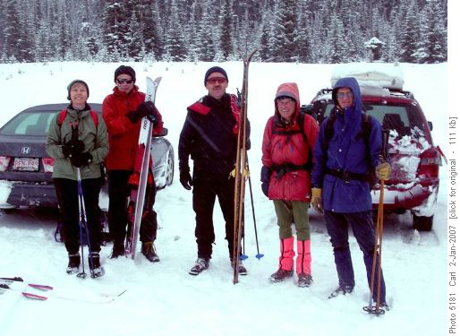 Group at Shark Mtn parking lot