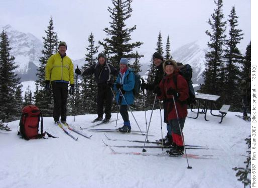 chilly Blueberry Hill: Ron, Bob, Marietta, Bill & Barb