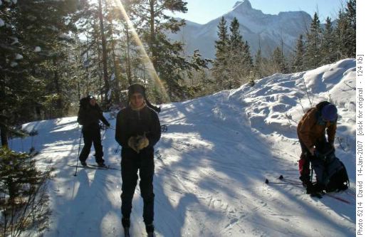 Heading up Kovach trail