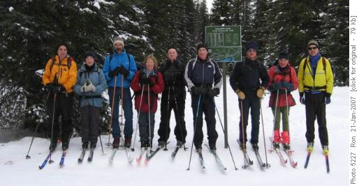PLPP trackset skiers