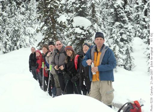 Paradise Valley snowshoe