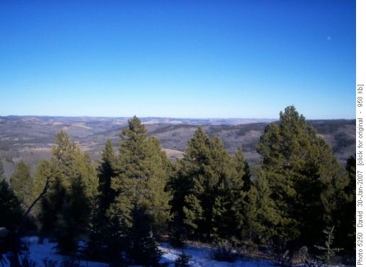 A view north towards Calgary