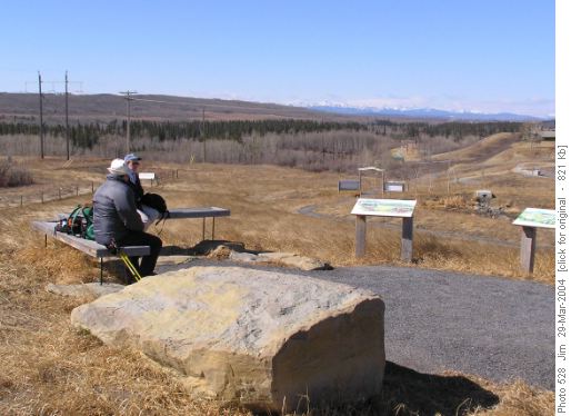 A well placed rest stop with a commanding view
