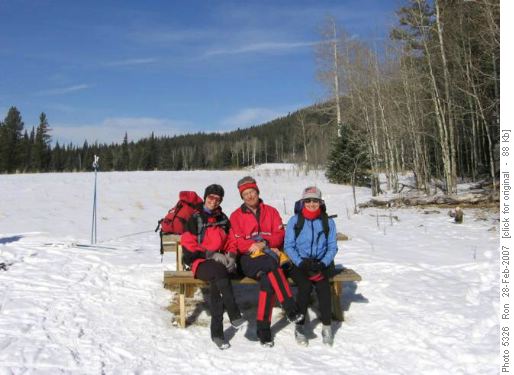 Basking in the sun, Moose Loop