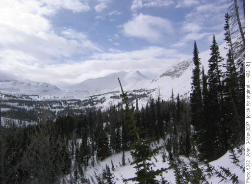 Burstall pass area