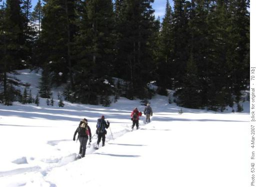 Heading back from Cascade Amphitheatre