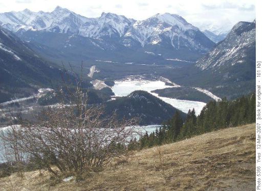 Barrier Lake from Pigeon Lookout
