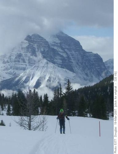 Green man approaches