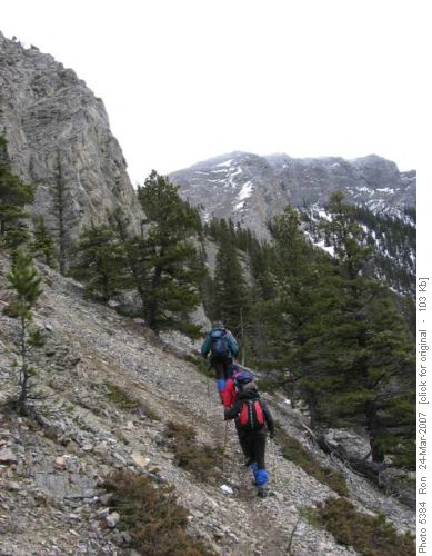 Bypass around Baldy downclimb
