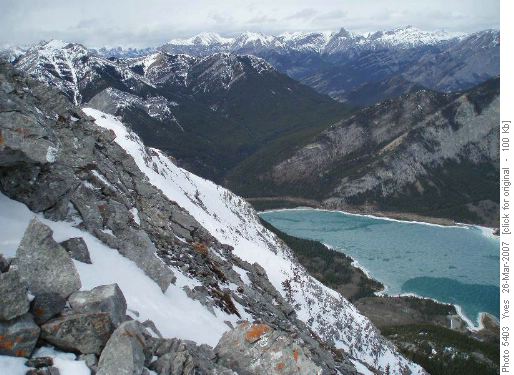 Barrier Lake from Mount Baldy