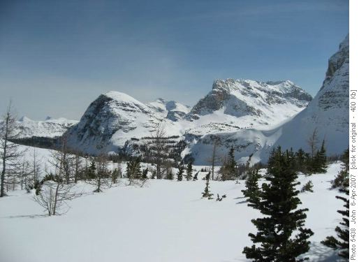 South east from Whistling pass