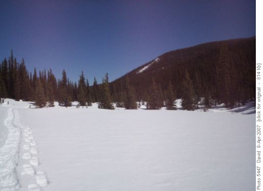 Ivan to Dave just follow the tracks back dave