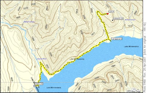 Aylmer Lookout GPS track