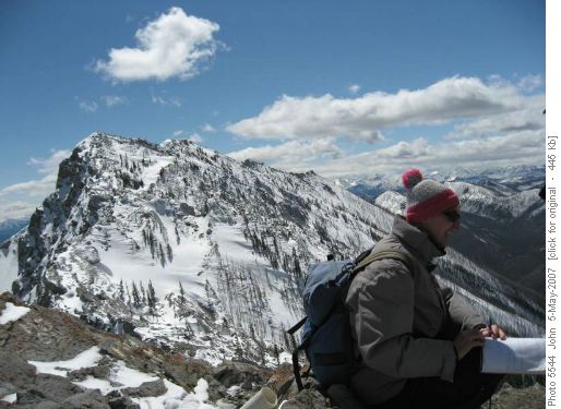 South peak of Turtle mountain