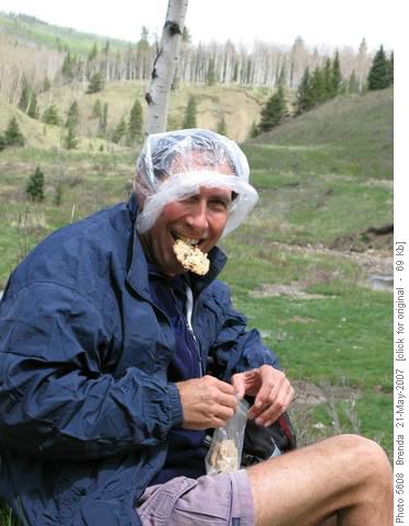 A few drops of rain brings out some interesting rain gear!