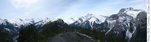 View looking SE along Wasootch Ridge