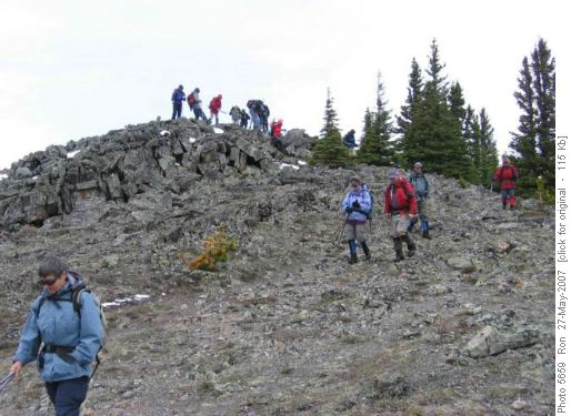 rubbly bit, Powderface Ridge