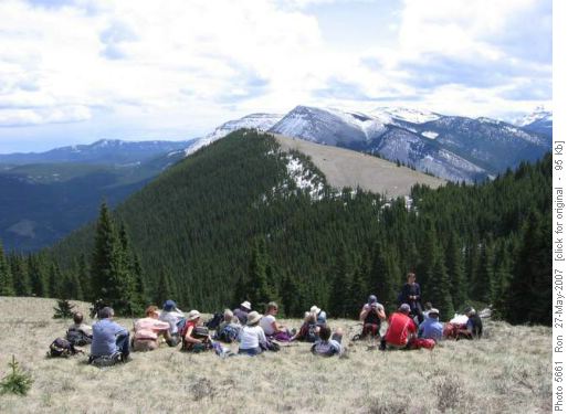 lazy rest stop, Powderface Ridge trail