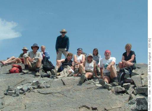 Yamnuska summit