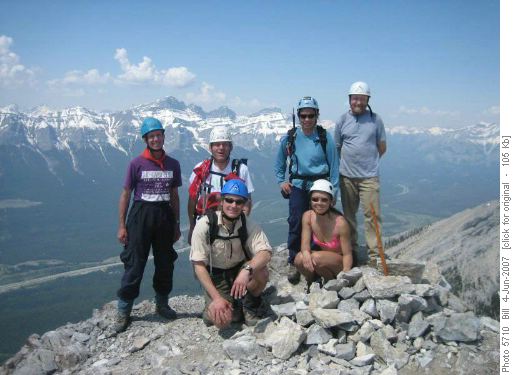 On the summit - Lady Macdonald