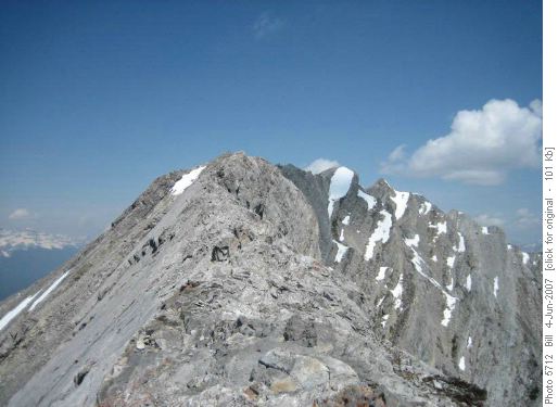Summit ridge of Lady Macdonald