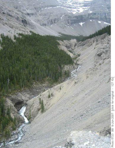 On the way up Cornwall Creek