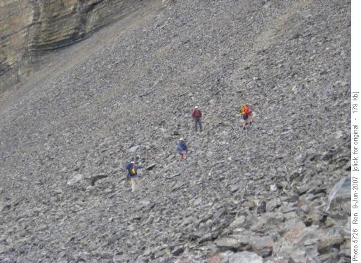 Which rock do we turn at?