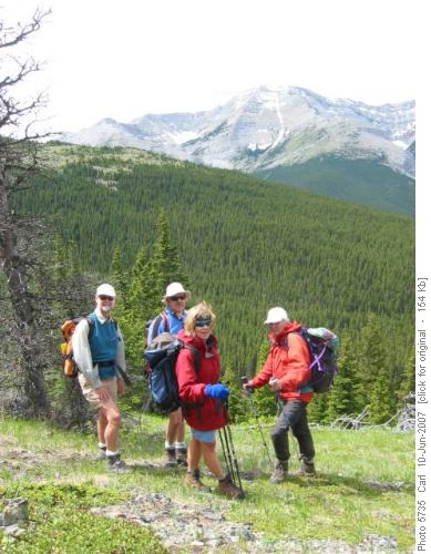Group on the ridge