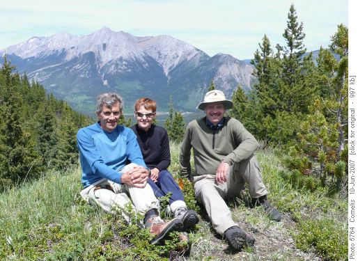 Mario, Kathy and Cornelis on Hells Ridge