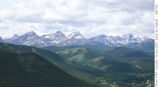 Mt MacLaren, Strachan, Muir and McPhail, West-WNW of Hells Ridge