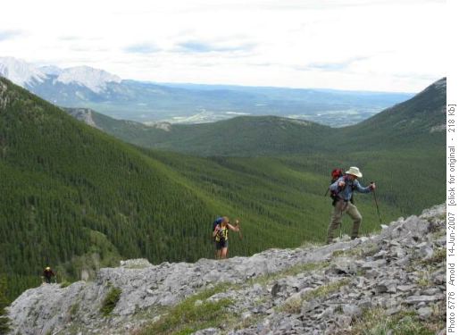 Damian, Susan & Bill On The Access Ridge