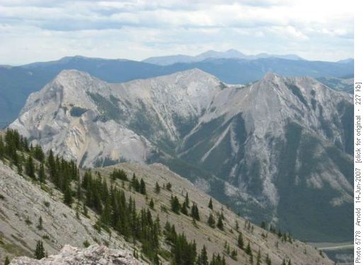 N, S And W Baldy From The Summit