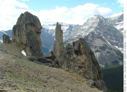 Pinnacles on Centennial Tr.