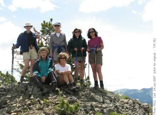 Summit group on a Willow Creek Hill