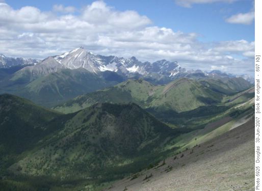 Lantern creek, twin summits & Mist Mtn