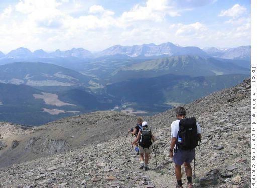 Headin' down from Burke summit