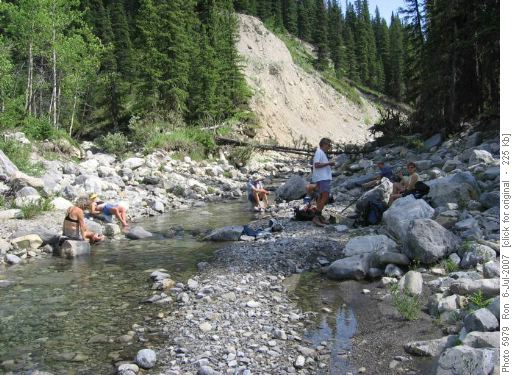 Cooling in Salter Creek