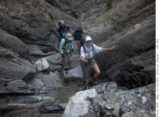 Creek approach for Charles Stewart