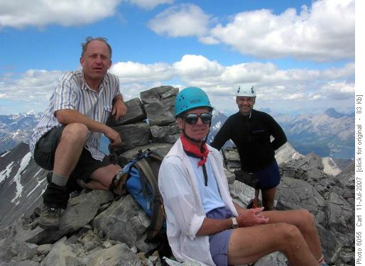 Group at the summit of The Tower
