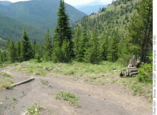 Evidence of trail maintenance